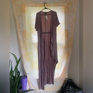 Warp dress dusty lavender